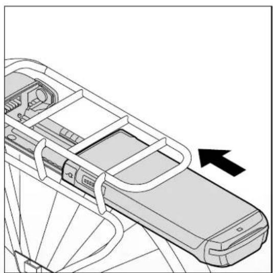 Batavus Monaco Ego - Montering af batteri - 1