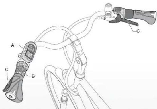 Batavus Lucca Ego - Styrkontroll - 1