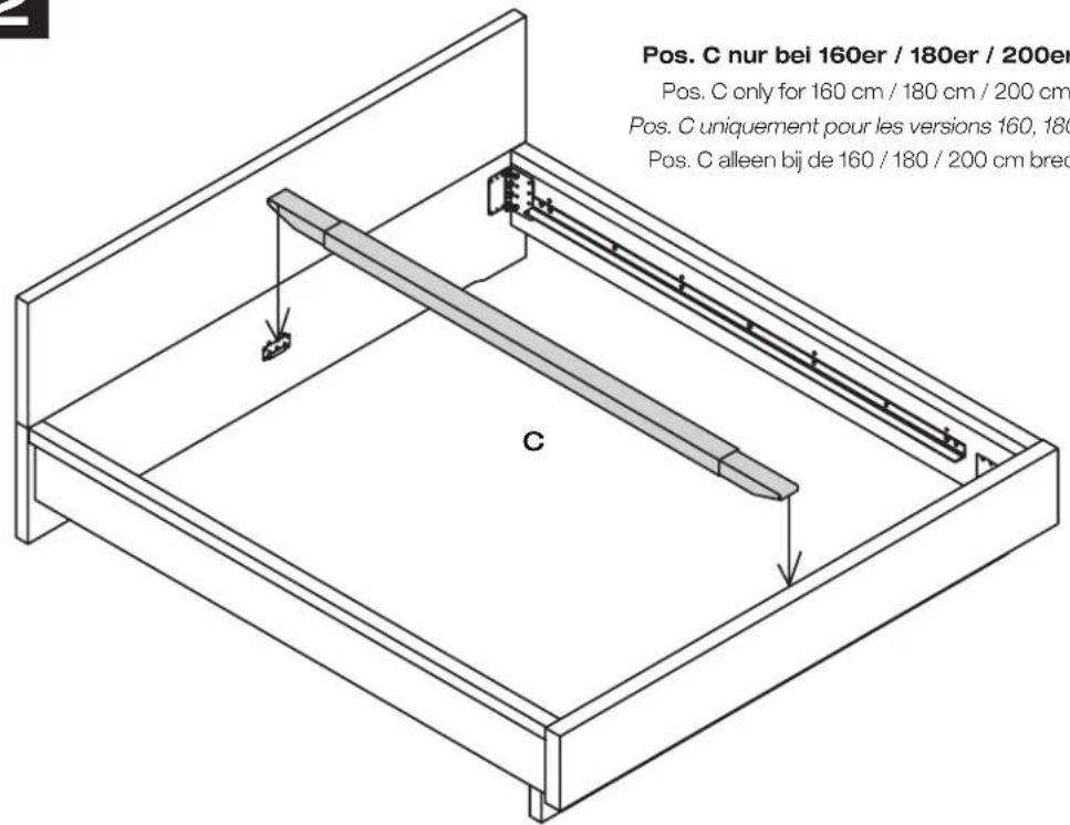 Hülsta CEPOSI - MONTAGE · ASSEMBLY · MONTAGE · MONTAGE - 1