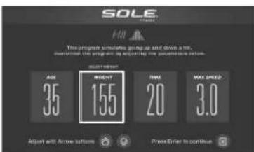 Sole Fitness F85 - COMMENT CHOISIR UN PROGRAMME - 5