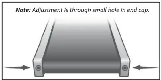 Sole Fitness F85 - RéGLAGE DU TAPIS - 1
