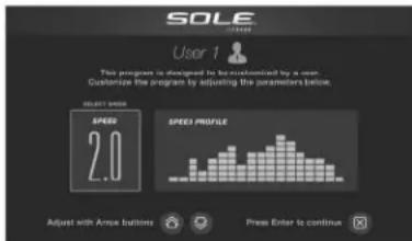 Sole Fitness F85 - PROGRAMMES À L'INTENTION DE L'UTILISATEUR OU DE L'UTILISATRICE - 3