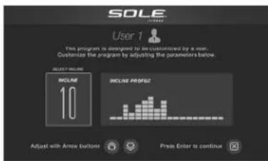 Sole Fitness F85 - PROGRAMMES À L'INTENTION DE L'UTILISATEUR OU DE L'UTILISATRICE - 4