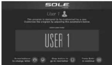 Sole Fitness F85 - PROGRAMMES À L'INTENTION DE L'UTILISATEUR OU DE L'UTILISATRICE - 2
