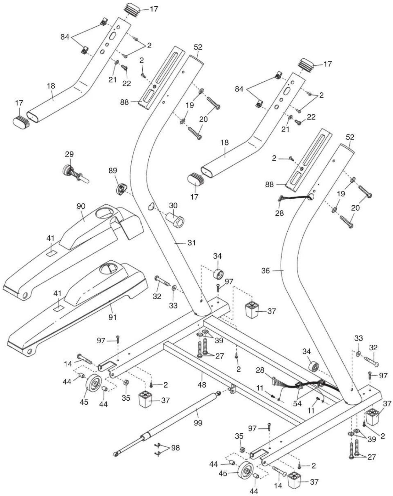 Pro-form Style 9000 - LISTE DES PIECES—N° du Modèle PETL12707.0 - 3