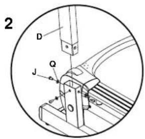 DOMYOS TC 530 - Assemblage, étape 2 : - 2