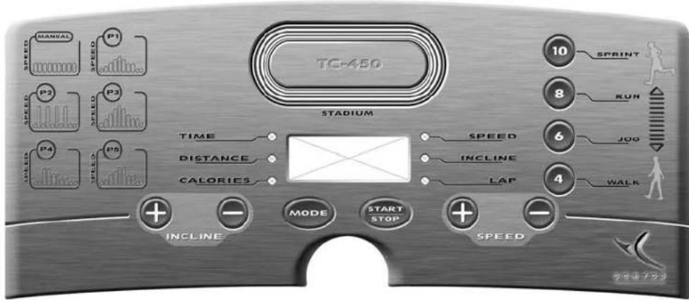 DOMYOS TC 450 - FONCTIONNEMENT DE LA CONSOLE - 1