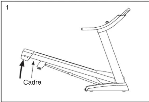NordicTrack Commercial 2150 - COMMENT PLIER LE TAPIS DE COURSE - 1