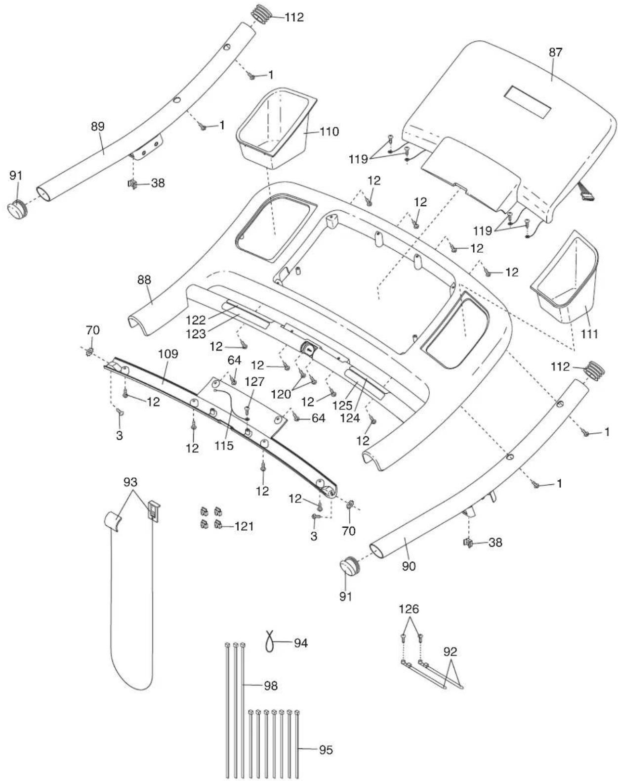 Pro-form PF 3.6 - LISTE DES PIECES—N° du Modèle PETL40507.0 - 4