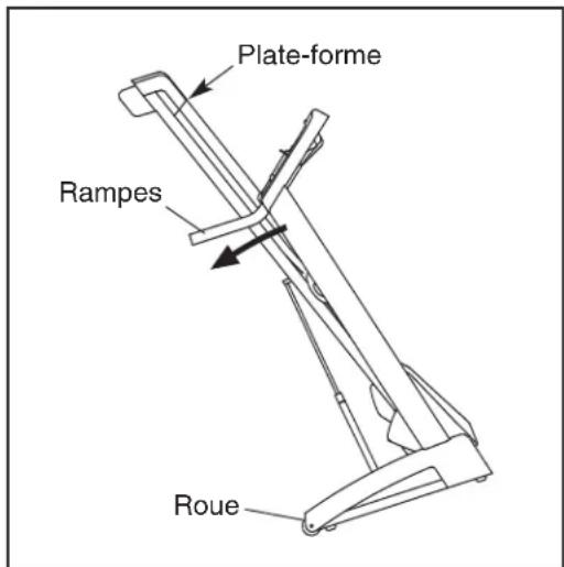 Pro-form Audio Series 475 - COMMENT DEPLACER LE TAPIS DE COURSE - 3