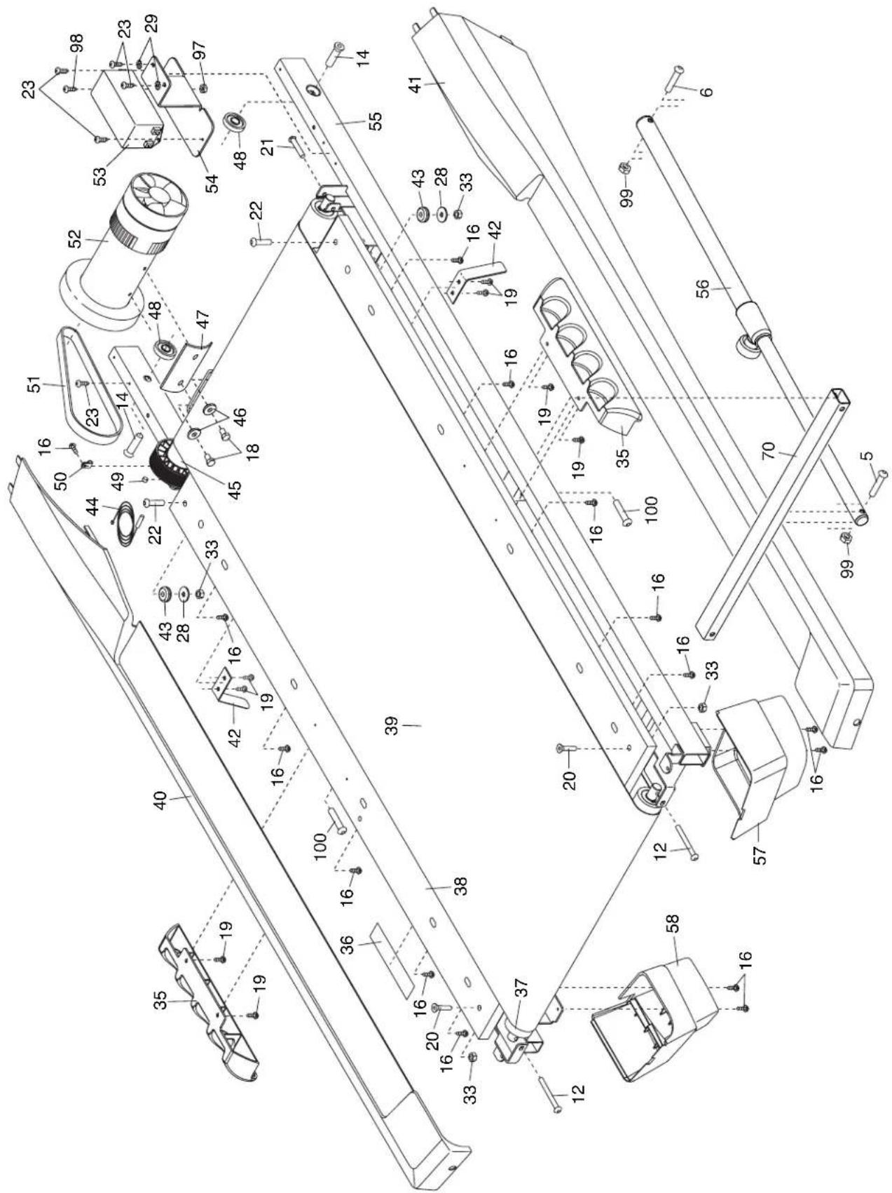 Pro-form Performance 750 - N°. Qté. Description - 1