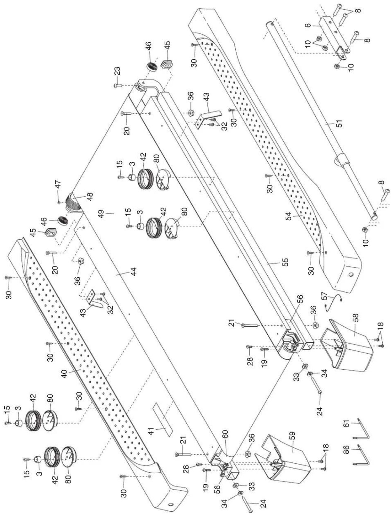 Pro-form Performance 400 - Étirement de la Cuisse Intérieure - 2