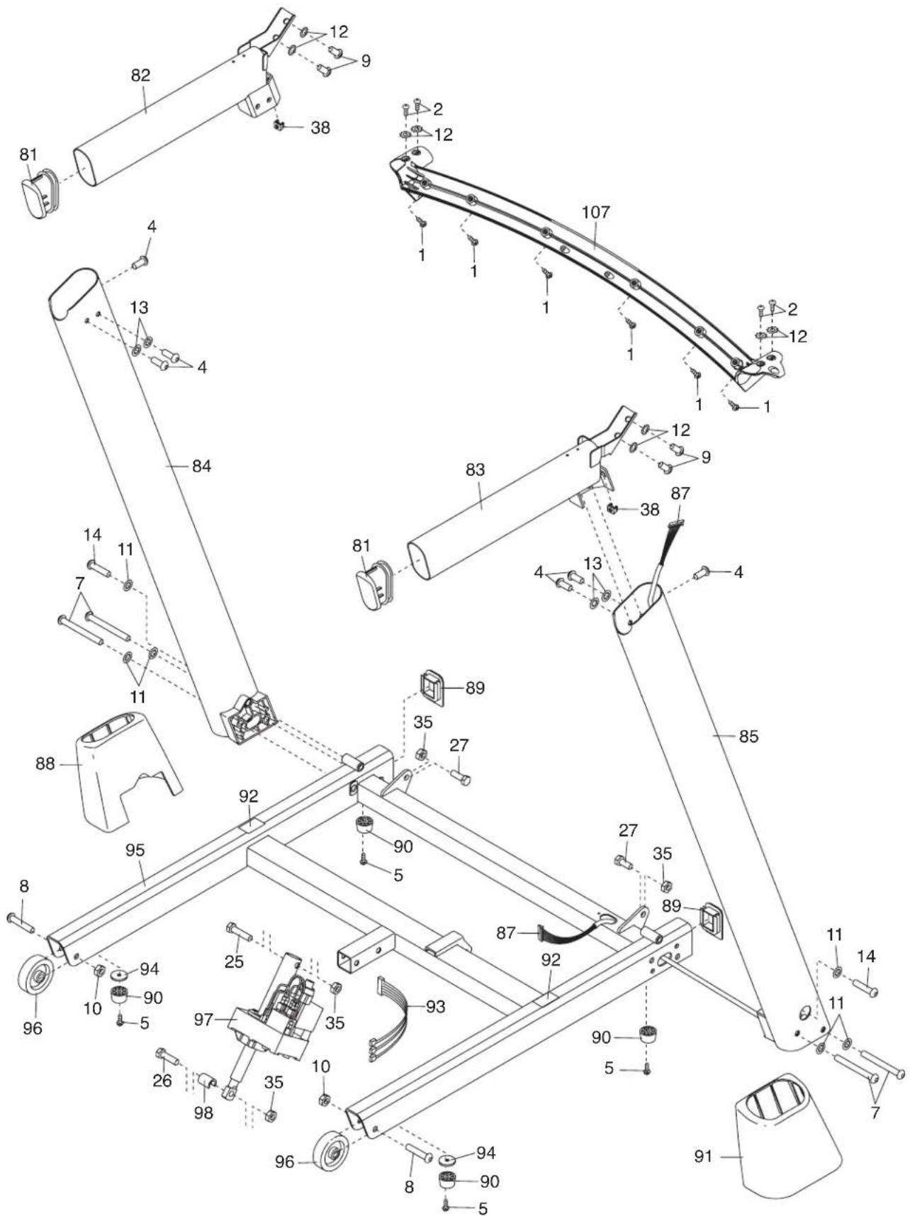 Pro-form Performance 400 - SCHEMA DÉTAILLÉ C - 1