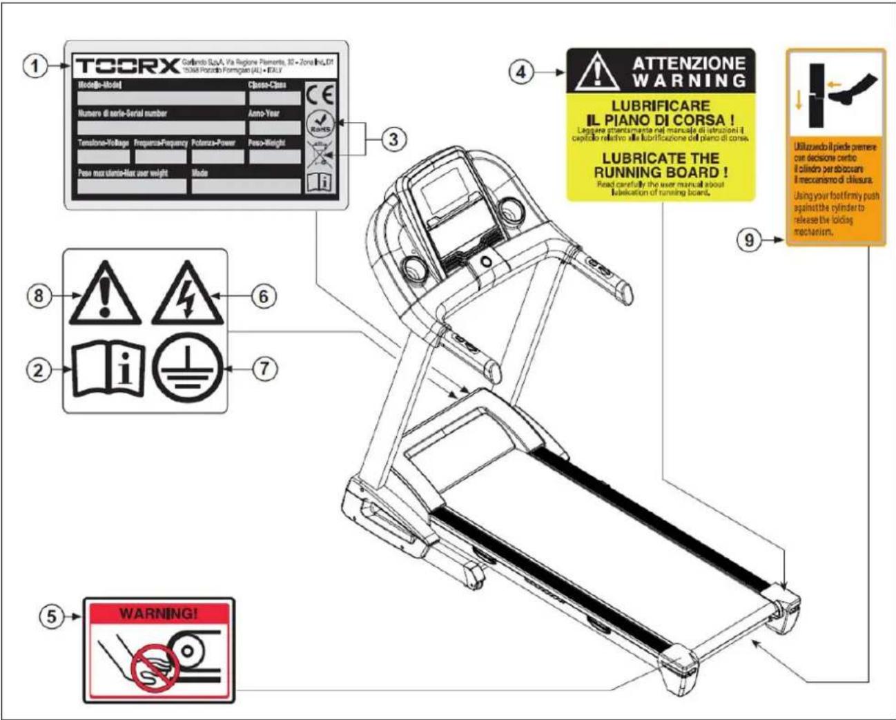 Toorx TRX65 S Evo - Autokóλητες εικέτες (πάνω στο προίόν) - 1