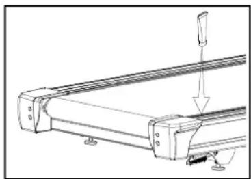 Toorx TRX90 S - PROCEDURE DE LUBRIFICATION DE LA COURROIE / DU PONT - 1