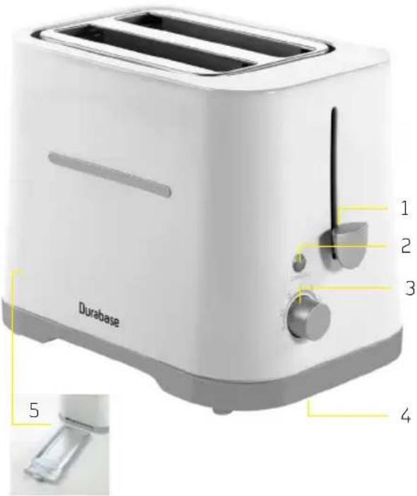 DURABASE 7174.386 - Griller les toasts - 1