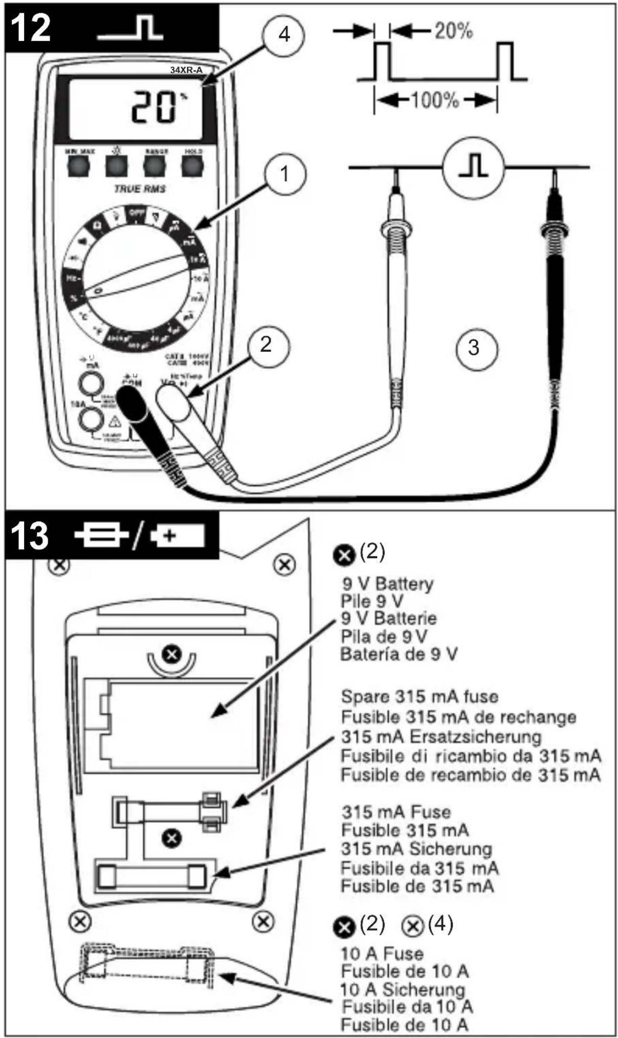 Amprobe 34XRA - Replacement Parts - 7