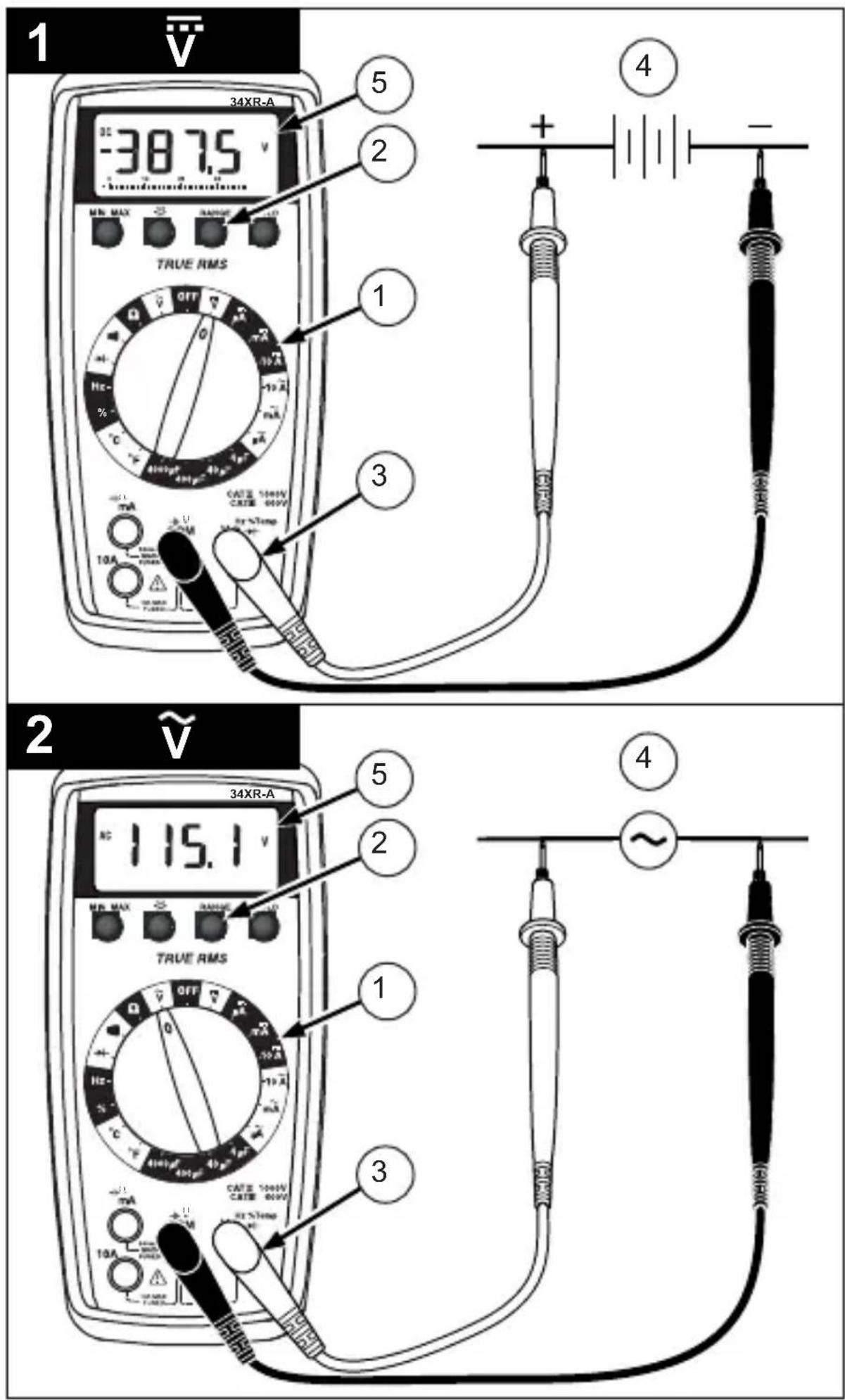 Amprobe 34XRA - Replacement Parts - 1