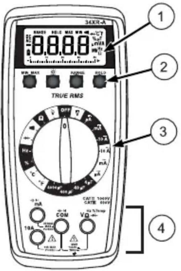 Amprobe 34XRA - Non-Warranty Repairs and Replacement - Europe - 1