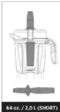 Vitamix Professional 500 - How to Determine the Tamper that Can Be Used with Your Container - 1