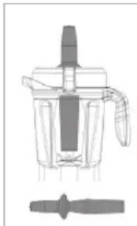 Vitamix Professional 500 - Comment déterminer quel pilon peut être utilisé avec votre récipient - 1
