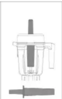 Vitamix Professional 200 - Cómo determinar el bastón-compactador que pueda ser utilisé con su vaso - 4