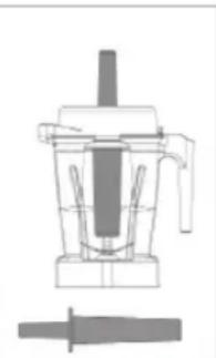 Vitamix Professional 200 - Cómo determinar el bastón-compactador que pueda ser utilisé con su vaso - 3