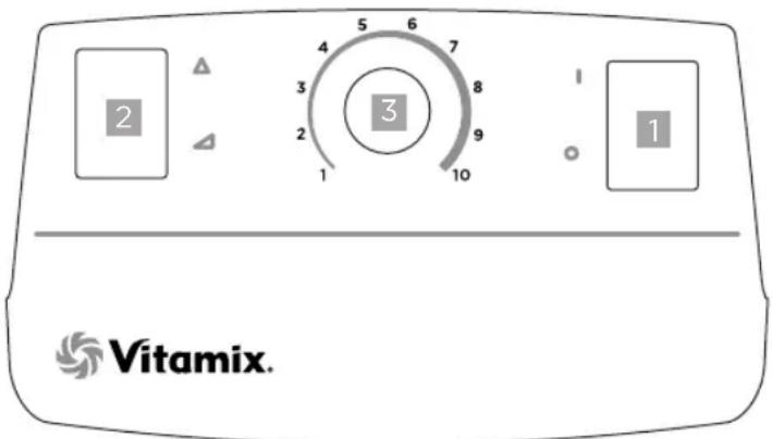 Vitamix Professional 200 - TABLEAU DE COMMANDE - 1