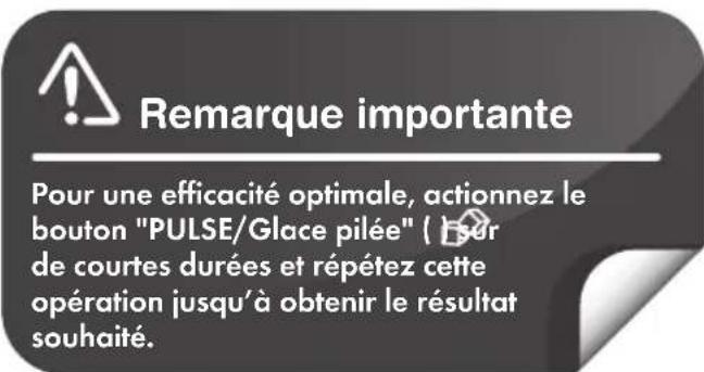 RIVIERA & BAR PR 370 A - Fonction PULSE/Glace pilée - 4