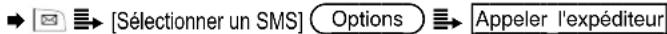 SWITEL M910 - Appeler l'expéditeur - 1
