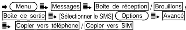 SWITEL M910 - Copier des SMS - 1