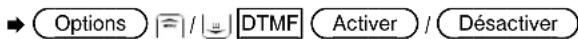 SWITEL M910 - Activer / Désactiver le système de numérotation par fréquence vocale - 1