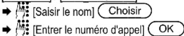 SWITEL M910 - Ajouter un contact dans le répertoire - 2