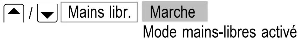 SWITEL M700 - Mode mains-libres - 1