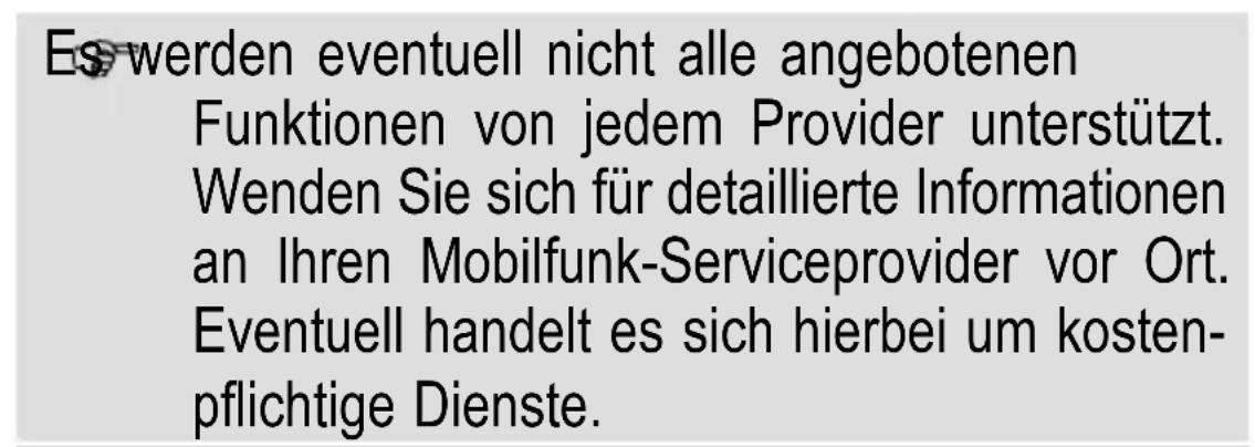 SWITEL M700 - Einstellungen - 1