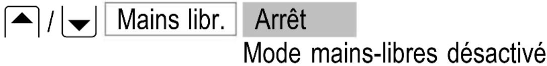 SWITEL M500 - Mode mains-libres - 2