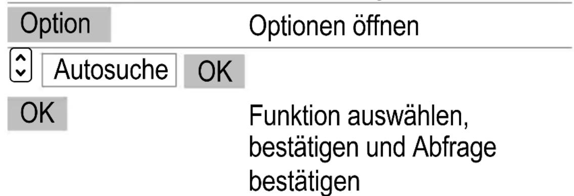 SWITEL M850 - Sendersuchlauf - 1