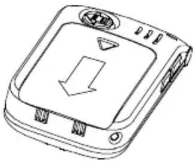 SWITEL M850 - SIM-Karte und Akku einsetzen - 1
