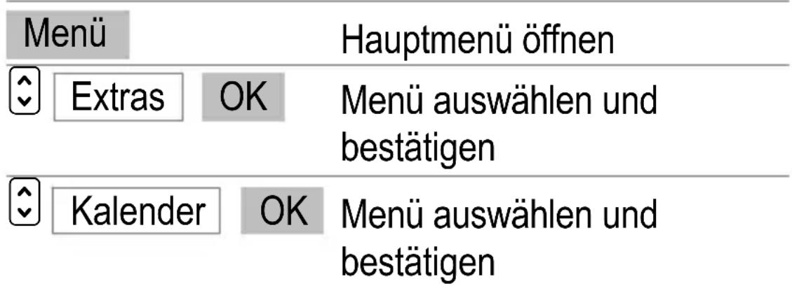 SWITEL M850 - Kalender - 1