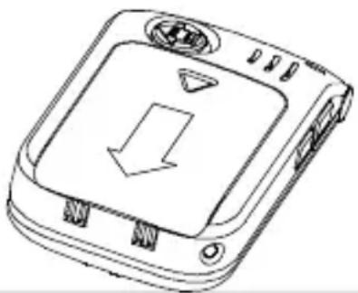 SWITEL M850 - Insérer la carte SIM et la pile - 1