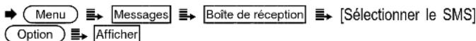 SWITEL M130 - Lire les SMS - 1