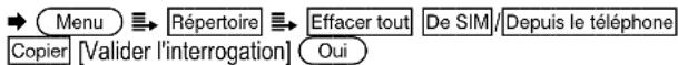 SWITEL M130 - Copier tous les contacts du repertoire - 1