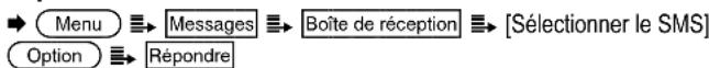 SWITEL M130 - Répondre à un SMS - 1