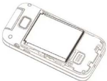 TELEFUNKEN Classy TM 25.1 - Installer la batterie - 1