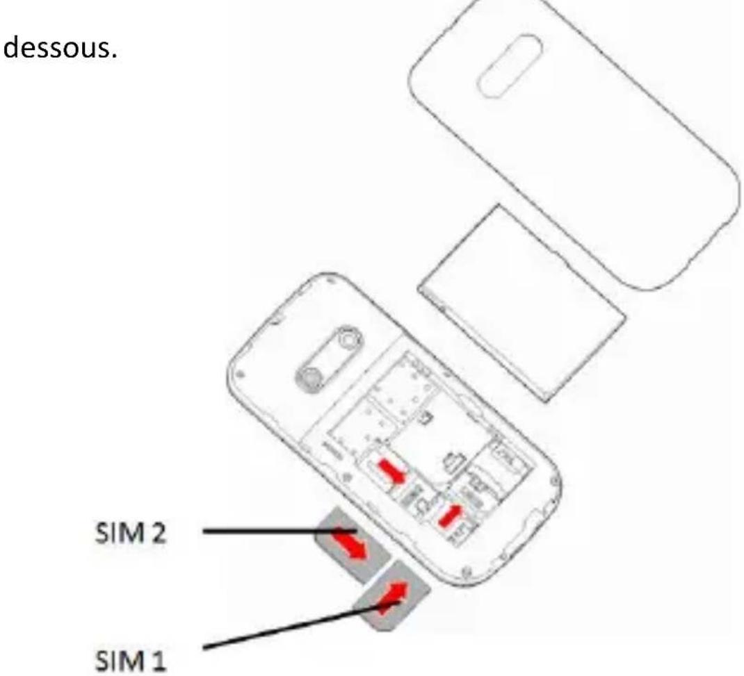WIKO Fuzio - Insertion de la carte SIM - 1