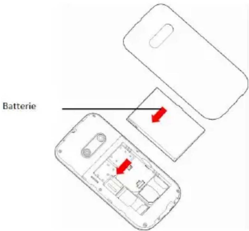 WIKO Fuzio - Installation de la batterie - 1