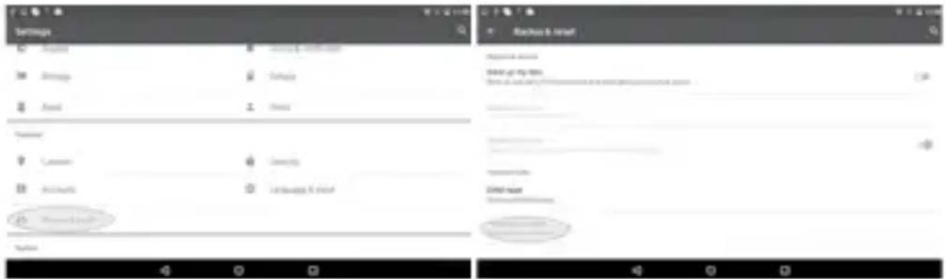 Qilive Q7 - Procedimento de reinicialização do aparecido: - 1