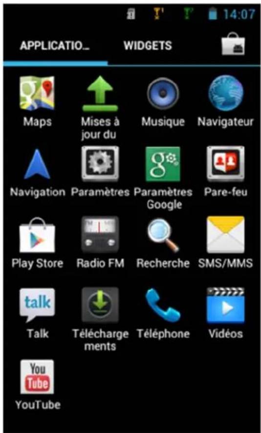 HISENSE U912 - Acceder à la page d'applications - 3