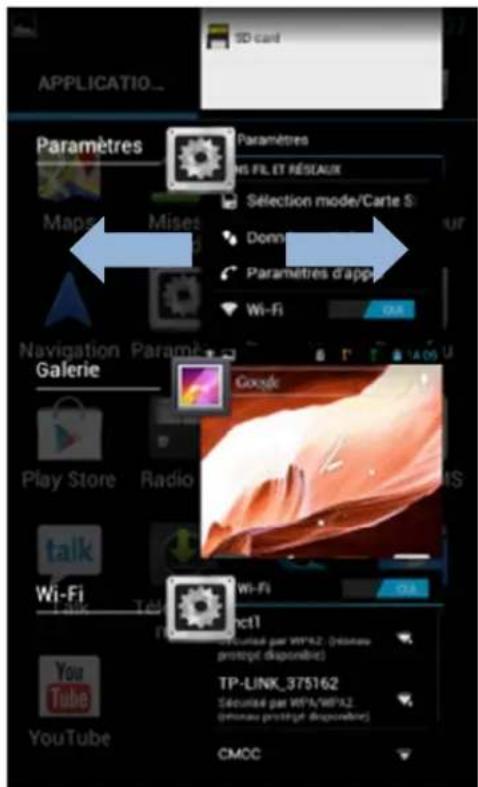 HISENSE U912 - Gérer les applications récément utilisées - 2