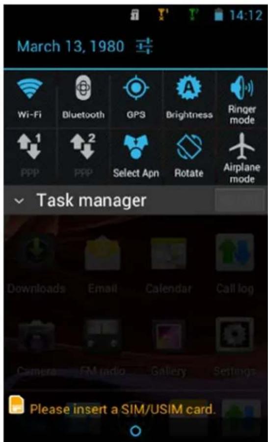 HISENSE U912 - Acceder à la page des notifications - 2